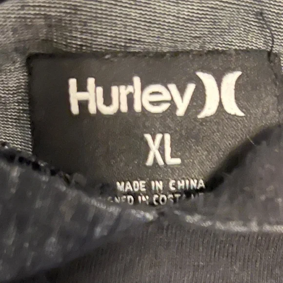 Men's Hurley Black Poncho Hoodie XL - Picture 2 of 3